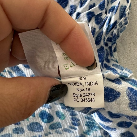 Lilly Pulitzer Kendra Maxi Dress in Brilliant Blue Blue Tang Gang S/M - Picture 7 of 9